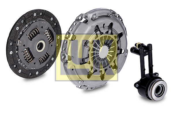 Kit ambreiaj FORD FUSION (JU_) 1.4 TDCi  diesel 68 cai LUK 621304133