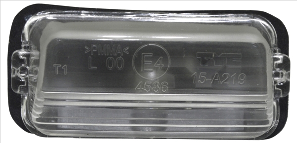 Iluminare numar de circulatie TYC 15-0219-00-2