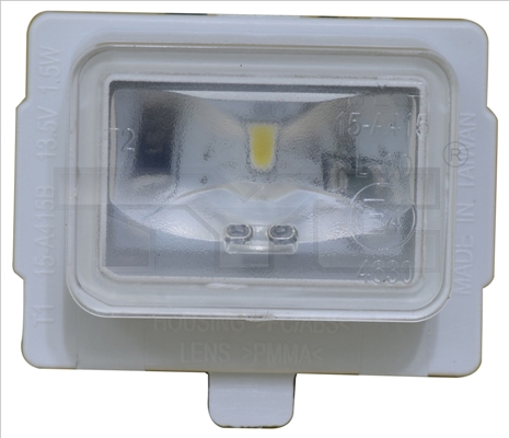 Iluminare numar de circulatie TYC 15-0415-00-2