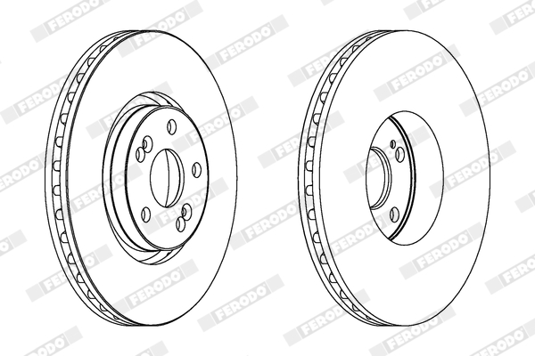 Disc frana FERODO DDF1368C-1