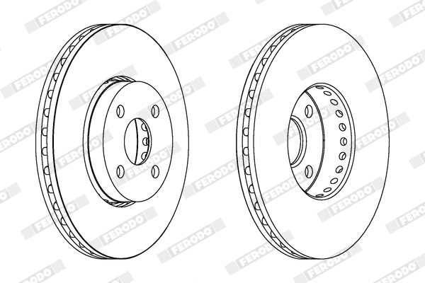 Disc frana FERODO DDF1388