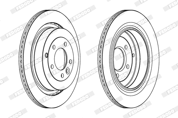 Disc frana FERODO DDF1433C-1