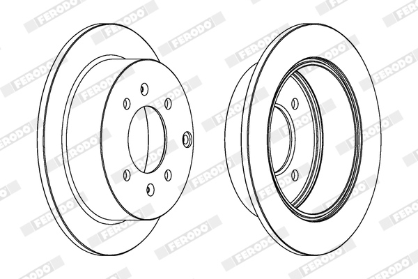Disc frana FERODO DDF1448