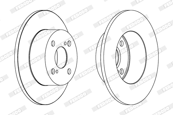 Disc frana FERODO DDF1487