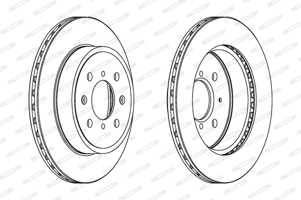 Disc frana FERODO DDF1509