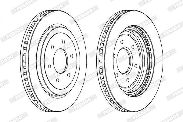Disc frana FERODO DDF1611C-1