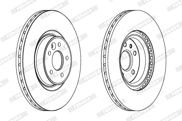 Disc frana FERODO DDF1680C-1