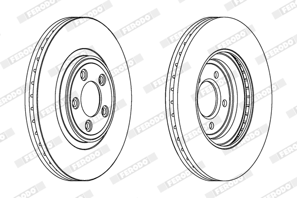 Disc frana FERODO DDF1702C-1