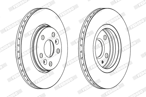 Disc frana FERODO DDF1733