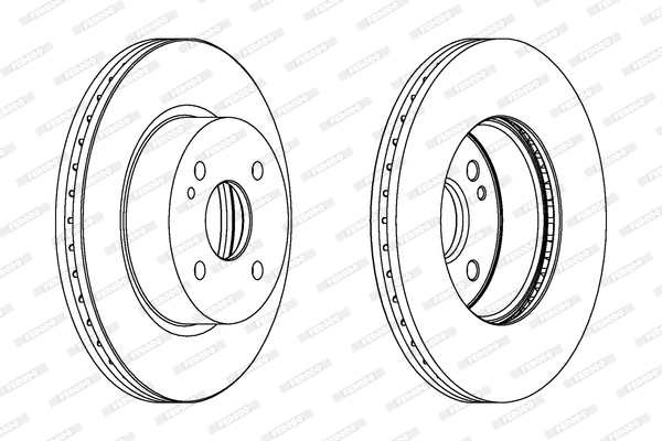 Disc frana FERODO DDF1738C