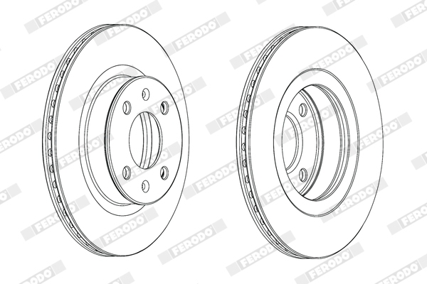 Disc frana FERODO DDF1792C