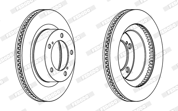 Disc frana FERODO DDF1798C-1