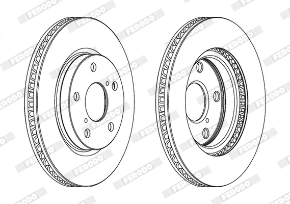 Disc frana FERODO DDF1838
