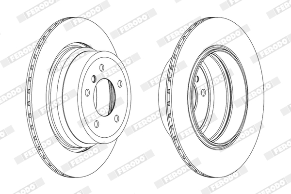 Disc frana FERODO DDF1868C-1