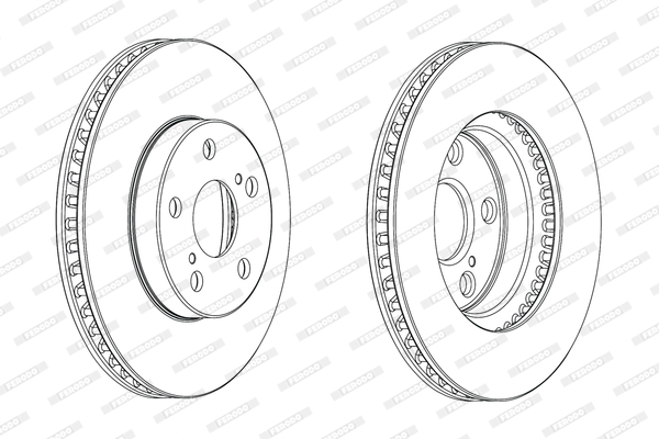 Disc frana FERODO DDF1882C