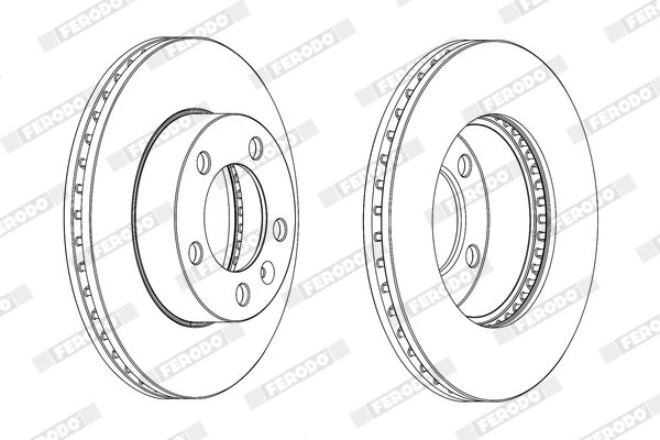 Disc frana FERODO DDF1974C-1