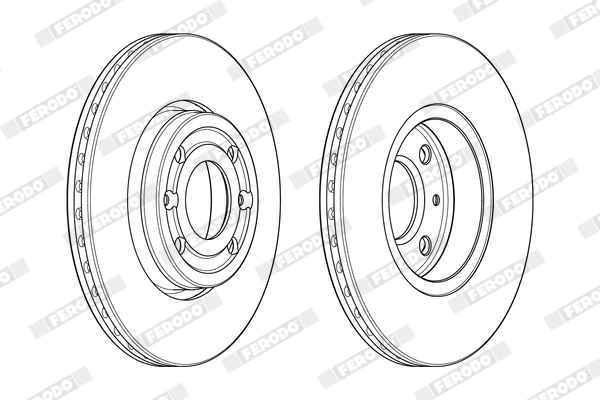Disc frana FERODO DDF1978