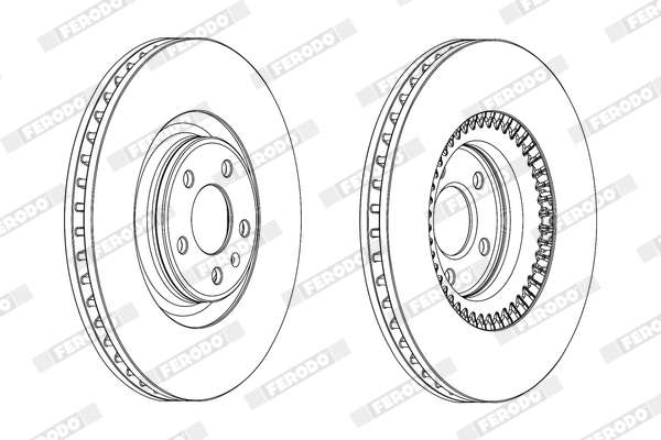 Disc frana FERODO DDF1987C-1