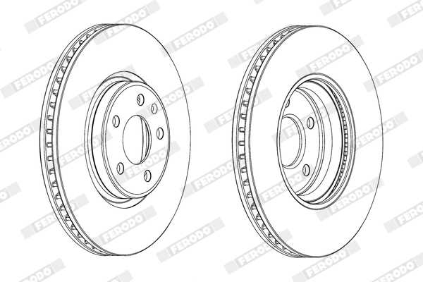 Disc frana FERODO DDF1996C-1