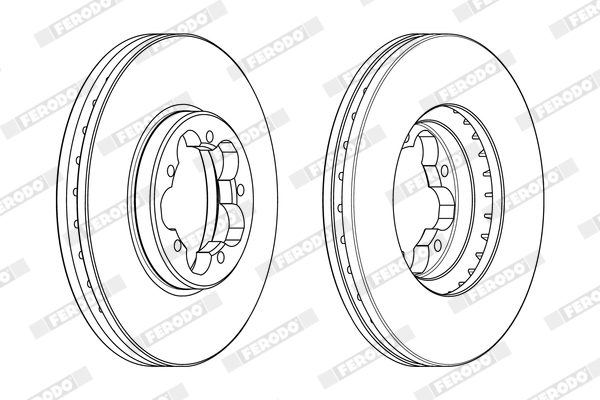 Disc frana FERODO DDF2469