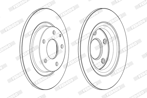 Disc frana FERODO DDF2477C