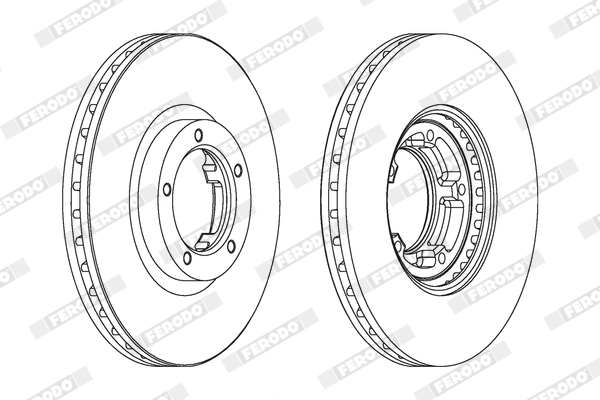 Disc frana FERODO DDF848
