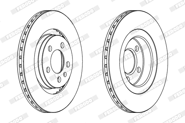 Disc frana FERODO DDF928C