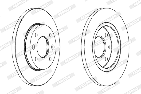 Disc frana FERODO DDF995