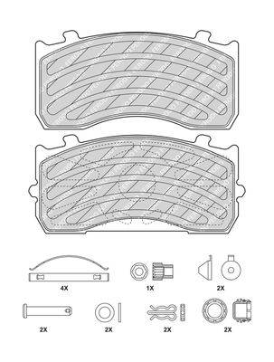 Placute frana FERODO FCV1277BFE