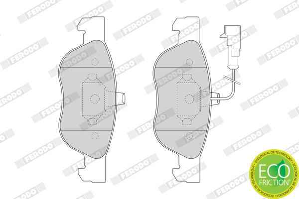 Placute frana FERODO FDB1056