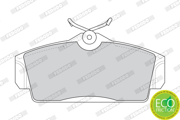 Placute frana FERODO FDB1096