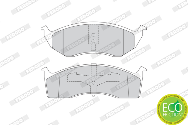 Placute frana FERODO FDB1098