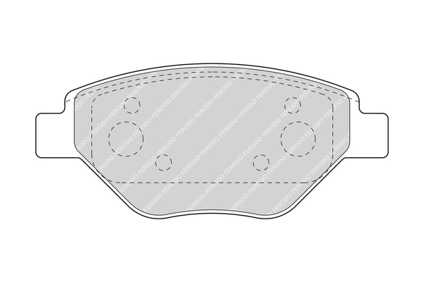 Placute frana FERODO FDB1409