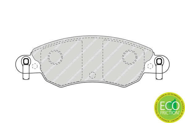 Placute frana FERODO FDB1410