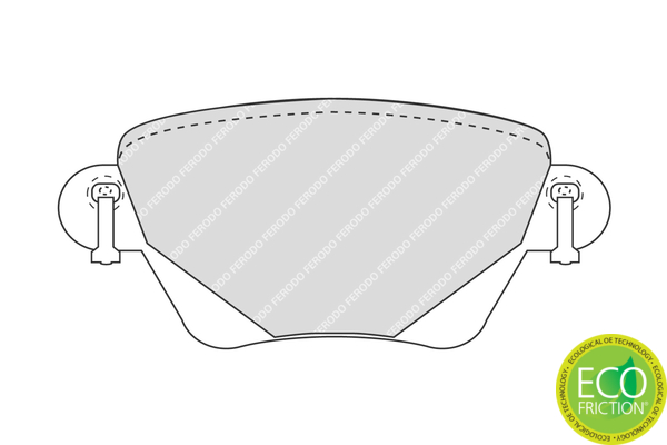 Placute frana FERODO FDB1416
