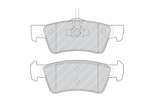 Placute frana FERODO FDB1460