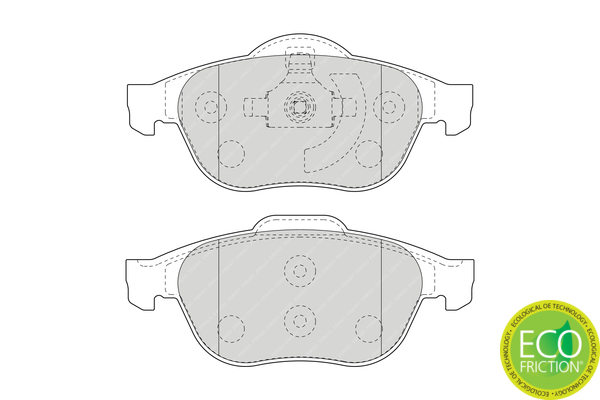 Placute frana FERODO FDB1541
