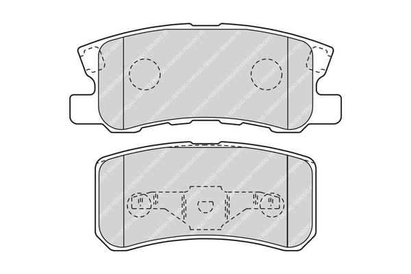 Placute frana FERODO FDB1604