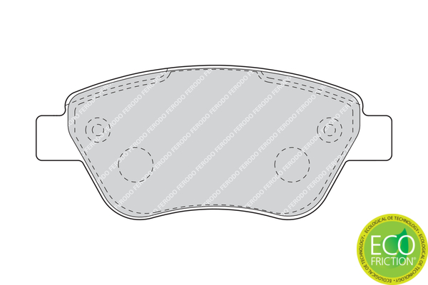 Placute frana FERODO FDB1666