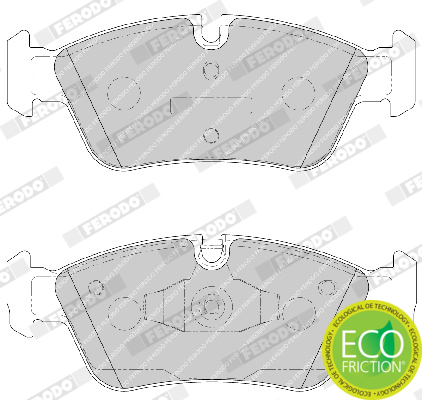 Placute frana FERODO FDB1751