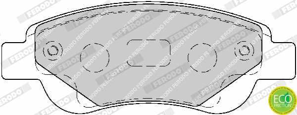 Placute frana FERODO FDB1790