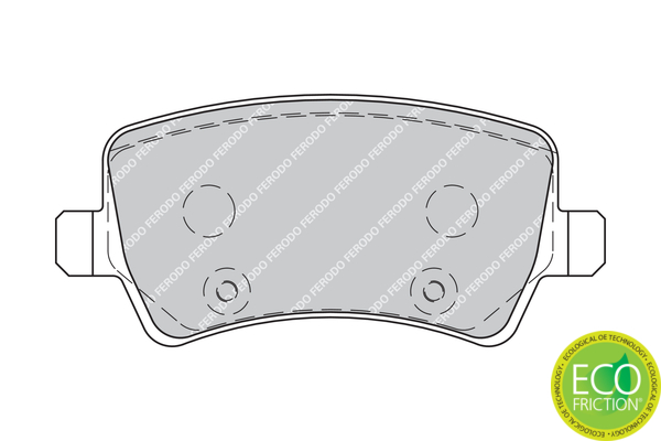 Placute frana FERODO FDB1918