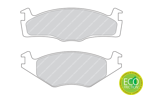 Placute frana FERODO FDB392