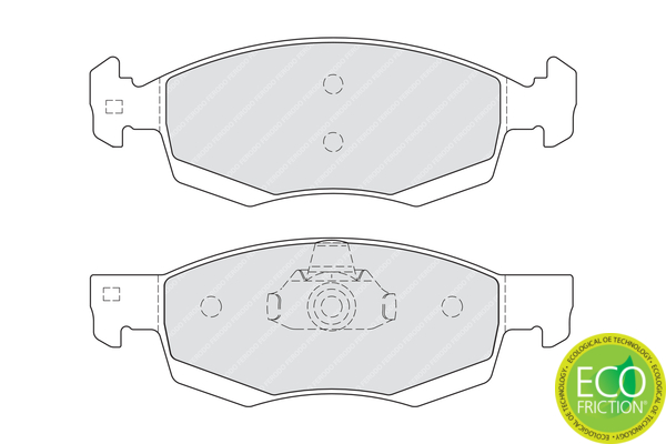 Placute frana FERODO FDB4035
