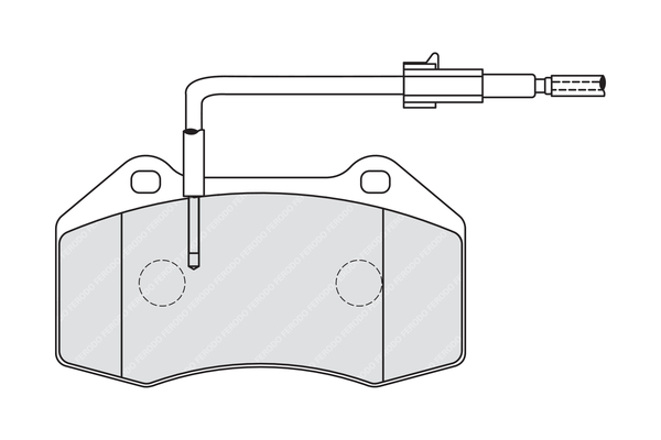 Placute frana FERODO FDB4040