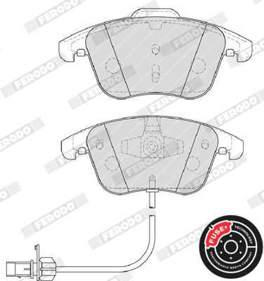 Placute frana FERODO FDB4045