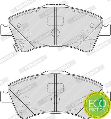 Placute frana FERODO FDB4047