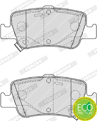 Placute frana FERODO FDB4048