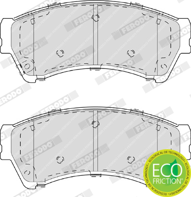 Placute frana FERODO FDB4062