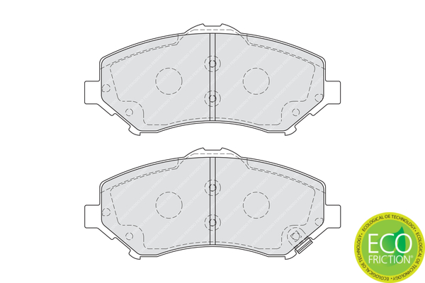 Placute frana FERODO FDB4074